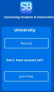 Recruit as a university study in budapest mobile app